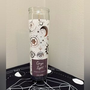 Onyx Light  9” scented candle Ritual Candle